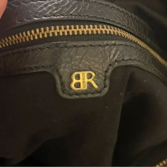 Vtg Y2K Banana Republic Brown Suede Leather Pleated Hobo Purse Braided Handle - Picture 8 of 13